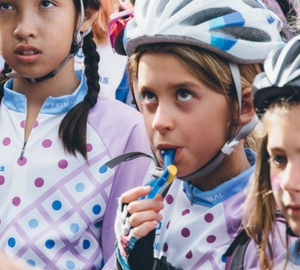 Little Bella with Camelbak hydration pack at Sea Otter