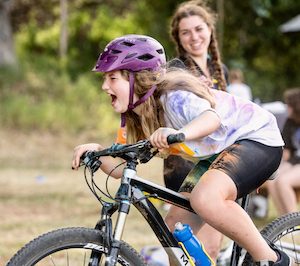 Living her best life through mountain biking