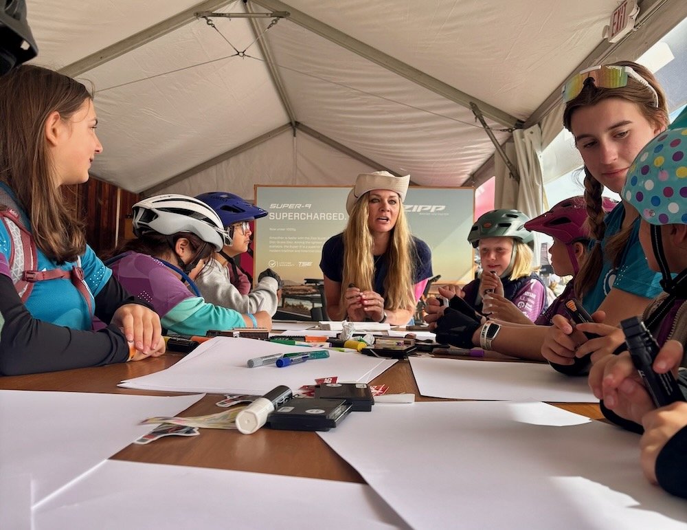 Alison Tetrick, a born leader, inspires Little Bellas with some life lessons