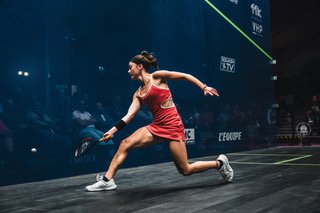 Sabrina Sobhy doesn't just play squash, she inhabits it.