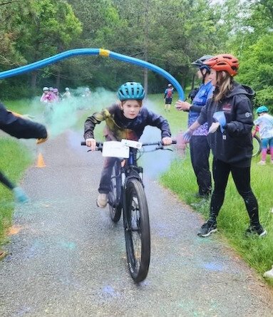 The ever-popular Color Day in Cuyuna, Minn.
